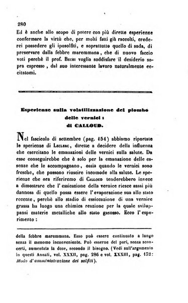 Annali di chimica applicata alla medicina cioè alla farmacia, alla tossicologia, all'igiene, alla fisiologia, alla patologia e alla terapeutica. Serie 3