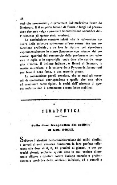 Annali di chimica applicata alla medicina cioè alla farmacia, alla tossicologia, all'igiene, alla fisiologia, alla patologia e alla terapeutica. Serie 3