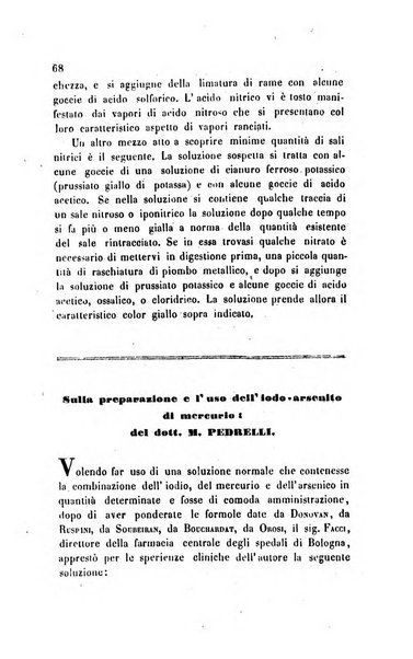 Annali di chimica applicata alla medicina cioè alla farmacia, alla tossicologia, all'igiene, alla fisiologia, alla patologia e alla terapeutica. Serie 3