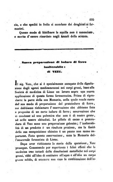 Annali di chimica applicata alla medicina cioè alla farmacia, alla tossicologia, all'igiene, alla fisiologia, alla patologia e alla terapeutica. Serie 3