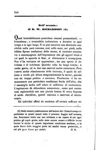 Annali di chimica applicata alla medicina cioè alla farmacia, alla tossicologia, all'igiene, alla fisiologia, alla patologia e alla terapeutica. Serie 3