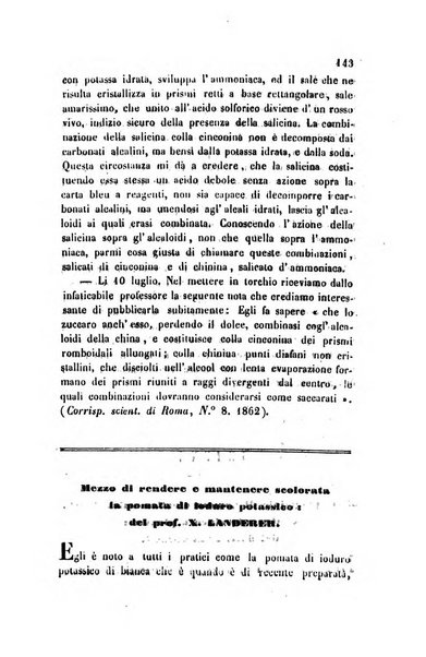 Annali di chimica applicata alla medicina cioè alla farmacia, alla tossicologia, all'igiene, alla fisiologia, alla patologia e alla terapeutica. Serie 3