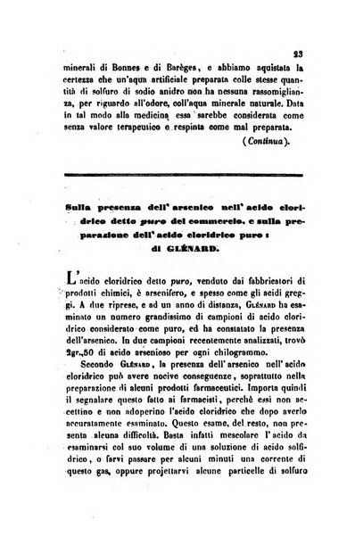 Annali di chimica applicata alla medicina cioè alla farmacia, alla tossicologia, all'igiene, alla fisiologia, alla patologia e alla terapeutica. Serie 3