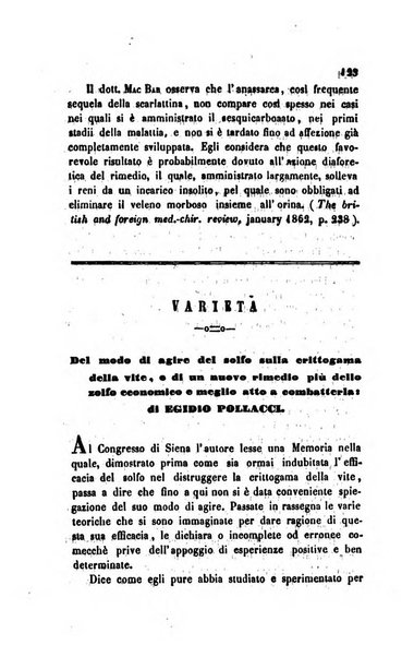 Annali di chimica applicata alla medicina cioè alla farmacia, alla tossicologia, all'igiene, alla fisiologia, alla patologia e alla terapeutica. Serie 3