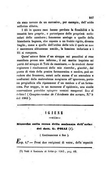 Annali di chimica applicata alla medicina cioè alla farmacia, alla tossicologia, all'igiene, alla fisiologia, alla patologia e alla terapeutica. Serie 3