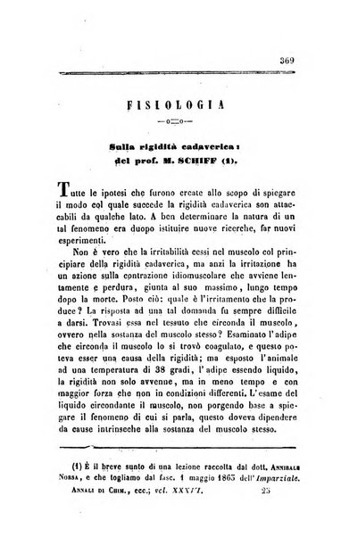 Annali di chimica applicata alla medicina cioè alla farmacia, alla tossicologia, all'igiene, alla fisiologia, alla patologia e alla terapeutica. Serie 3