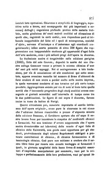 Annali di chimica applicata alla medicina cioè alla farmacia, alla tossicologia, all'igiene, alla fisiologia, alla patologia e alla terapeutica. Serie 3