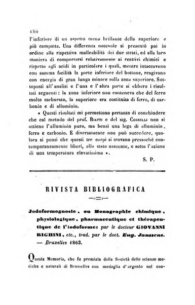 Annali di chimica applicata alla medicina cioè alla farmacia, alla tossicologia, all'igiene, alla fisiologia, alla patologia e alla terapeutica. Serie 3