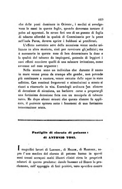 Annali di chimica applicata alla medicina cioè alla farmacia, alla tossicologia, all'igiene, alla fisiologia, alla patologia e alla terapeutica. Serie 3