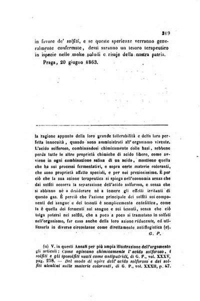 Annali di chimica applicata alla medicina cioè alla farmacia, alla tossicologia, all'igiene, alla fisiologia, alla patologia e alla terapeutica. Serie 3