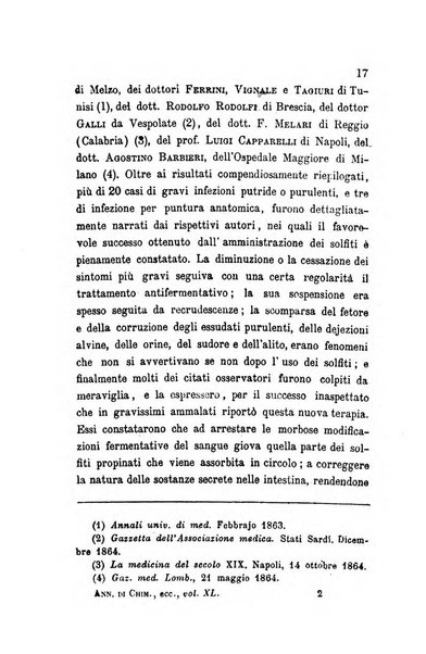 Annali di chimica applicata alla medicina cioè alla farmacia, alla tossicologia, all'igiene, alla fisiologia, alla patologia e alla terapeutica. Serie 3