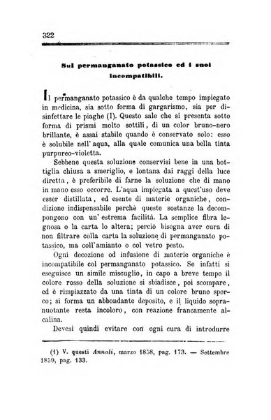 Annali di chimica applicata alla medicina cioè alla farmacia, alla tossicologia, all'igiene, alla fisiologia, alla patologia e alla terapeutica. Serie 3