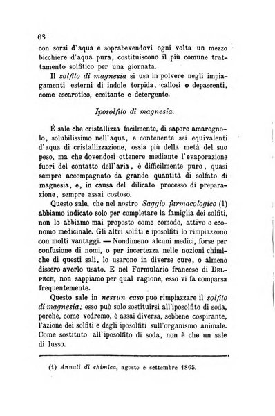 Annali di chimica applicata alla medicina cioè alla farmacia, alla tossicologia, all'igiene, alla fisiologia, alla patologia e alla terapeutica. Serie 3