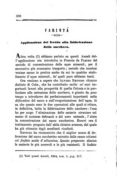 Annali di chimica applicata alla medicina cioè alla farmacia, alla tossicologia, all'igiene, alla fisiologia, alla patologia e alla terapeutica. Serie 3