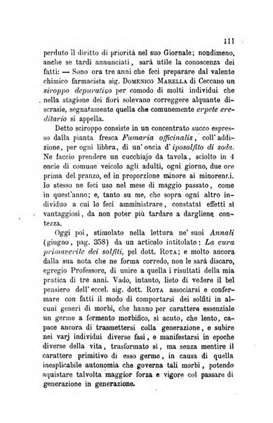 Annali di chimica applicata alla medicina cioè alla farmacia, alla tossicologia, all'igiene, alla fisiologia, alla patologia e alla terapeutica. Serie 3