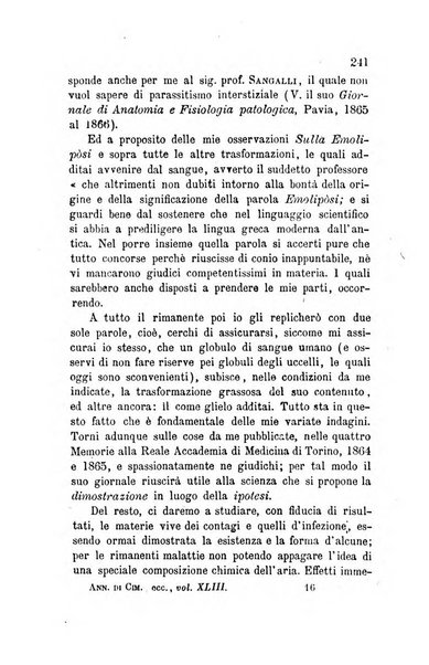 Annali di chimica applicata alla medicina cioè alla farmacia, alla tossicologia, all'igiene, alla fisiologia, alla patologia e alla terapeutica. Serie 3