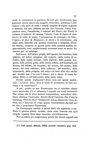 Annali di chimica applicata alla medicina cioè alla farmacia, alla tossicologia, all'igiene, alla fisiologia, alla patologia e alla terapeutica. Serie 3