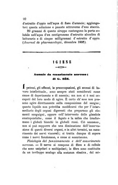 Annali di chimica applicata alla medicina cioè alla farmacia, alla tossicologia, all'igiene, alla fisiologia, alla patologia e alla terapeutica. Serie 3