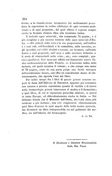 Annali di chimica applicata alla medicina cioè alla farmacia, alla tossicologia, all'igiene, alla fisiologia, alla patologia e alla terapeutica. Serie 3