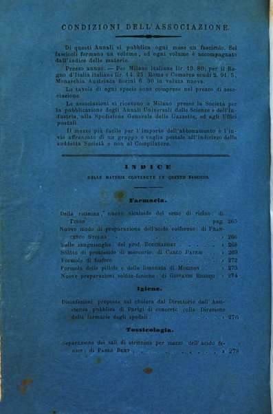 Annali di chimica applicata alla medicina cioè alla farmacia, alla tossicologia, all'igiene, alla fisiologia, alla patologia e alla terapeutica. Serie 3