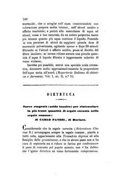 Annali di chimica applicata alla medicina cioè alla farmacia, alla tossicologia, all'igiene, alla fisiologia, alla patologia e alla terapeutica. Serie 3