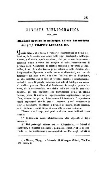 Annali di chimica applicata alla medicina cioè alla farmacia, alla tossicologia, all'igiene, alla fisiologia, alla patologia e alla terapeutica. Serie 3