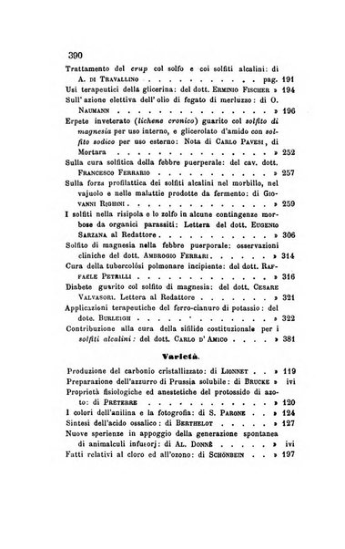 Annali di chimica applicata alla medicina cioè alla farmacia, alla tossicologia, all'igiene, alla fisiologia, alla patologia e alla terapeutica. Serie 3