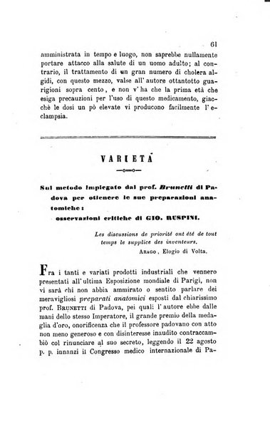 Annali di chimica applicata alla medicina cioè alla farmacia, alla tossicologia, all'igiene, alla fisiologia, alla patologia e alla terapeutica. Serie 3