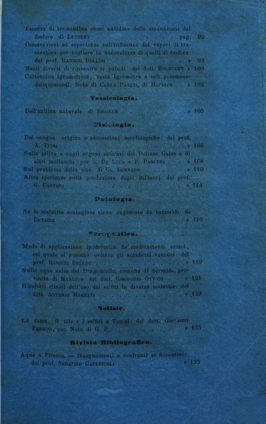 Annali di chimica applicata alla medicina cioè alla farmacia, alla tossicologia, all'igiene, alla fisiologia, alla patologia e alla terapeutica. Serie 3