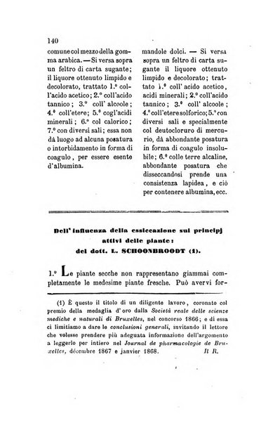 Annali di chimica applicata alla medicina cioè alla farmacia, alla tossicologia, all'igiene, alla fisiologia, alla patologia e alla terapeutica. Serie 3