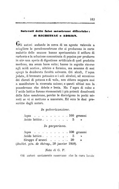 Annali di chimica applicata alla medicina cioè alla farmacia, alla tossicologia, all'igiene, alla fisiologia, alla patologia e alla terapeutica. Serie 3