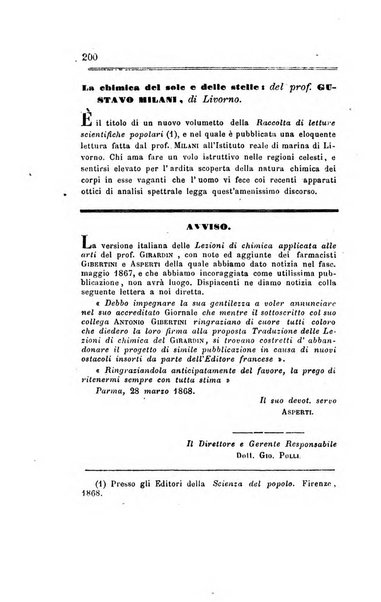 Annali di chimica applicata alla medicina cioè alla farmacia, alla tossicologia, all'igiene, alla fisiologia, alla patologia e alla terapeutica. Serie 3