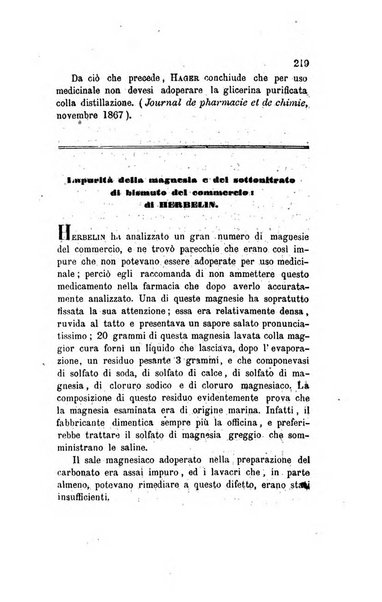 Annali di chimica applicata alla medicina cioè alla farmacia, alla tossicologia, all'igiene, alla fisiologia, alla patologia e alla terapeutica. Serie 3