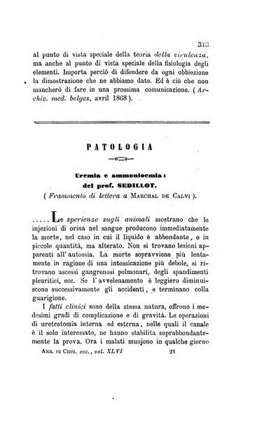 Annali di chimica applicata alla medicina cioè alla farmacia, alla tossicologia, all'igiene, alla fisiologia, alla patologia e alla terapeutica. Serie 3