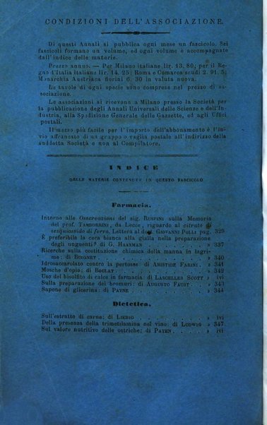 Annali di chimica applicata alla medicina cioè alla farmacia, alla tossicologia, all'igiene, alla fisiologia, alla patologia e alla terapeutica. Serie 3