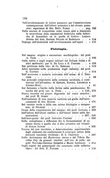 Annali di chimica applicata alla medicina cioè alla farmacia, alla tossicologia, all'igiene, alla fisiologia, alla patologia e alla terapeutica. Serie 3