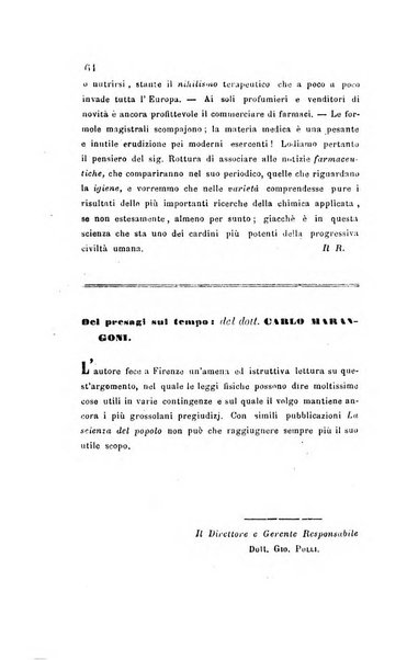 Annali di chimica applicata alla medicina cioè alla farmacia, alla tossicologia, all'igiene, alla fisiologia, alla patologia e alla terapeutica. Serie 3