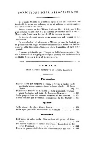 Annali di chimica applicata alla medicina cioè alla farmacia, alla tossicologia, all'igiene, alla fisiologia, alla patologia e alla terapeutica. Serie 3