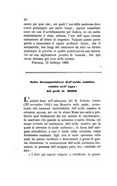 Annali di chimica applicata alla medicina cioè alla farmacia, alla tossicologia, all'igiene, alla fisiologia, alla patologia e alla terapeutica. Serie 3