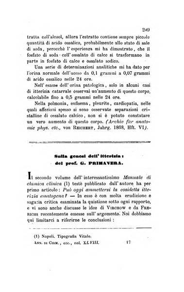 Annali di chimica applicata alla medicina cioè alla farmacia, alla tossicologia, all'igiene, alla fisiologia, alla patologia e alla terapeutica. Serie 3