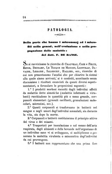 Annali di chimica applicata alla medicina cioè alla farmacia, alla tossicologia, all'igiene, alla fisiologia, alla patologia e alla terapeutica. Serie 3