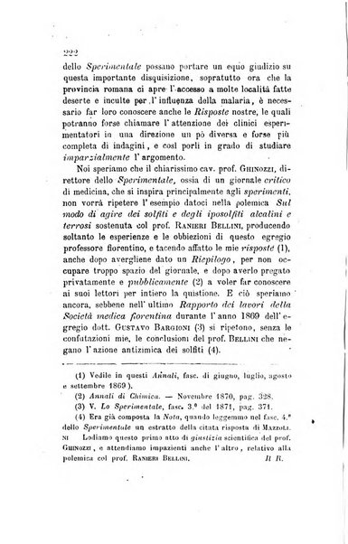 Annali di chimica applicata alla medicina cioè alla farmacia, alla tossicologia, all'igiene, alla fisiologia, alla patologia e alla terapeutica. Serie 3