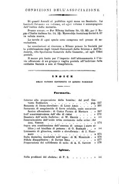 Annali di chimica applicata alla medicina cioè alla farmacia, alla tossicologia, all'igiene, alla fisiologia, alla patologia e alla terapeutica. Serie 3