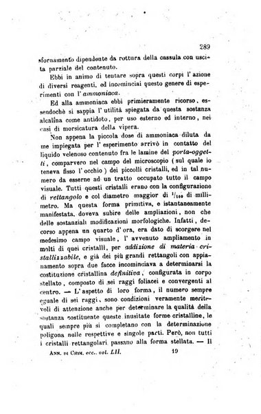 Annali di chimica applicata alla medicina cioè alla farmacia, alla tossicologia, all'igiene, alla fisiologia, alla patologia e alla terapeutica. Serie 3