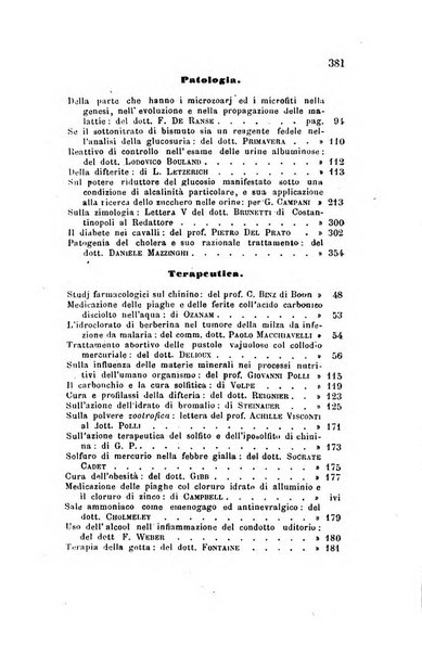 Annali di chimica applicata alla medicina cioè alla farmacia, alla tossicologia, all'igiene, alla fisiologia, alla patologia e alla terapeutica. Serie 3