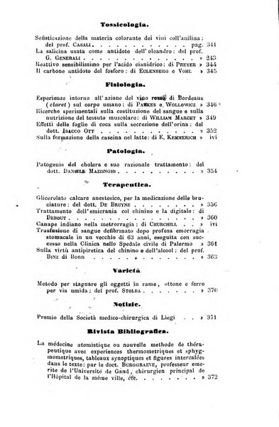 Annali di chimica applicata alla medicina cioè alla farmacia, alla tossicologia, all'igiene, alla fisiologia, alla patologia e alla terapeutica. Serie 3