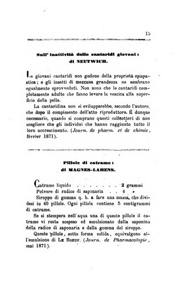 Annali di chimica applicata alla medicina cioè alla farmacia, alla tossicologia, all'igiene, alla fisiologia, alla patologia e alla terapeutica. Serie 3