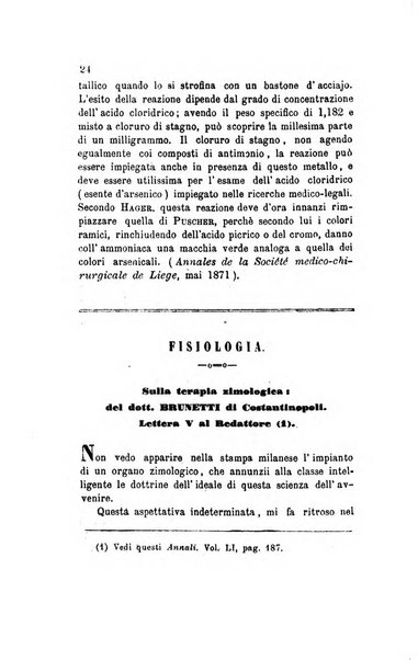 Annali di chimica applicata alla medicina cioè alla farmacia, alla tossicologia, all'igiene, alla fisiologia, alla patologia e alla terapeutica. Serie 3