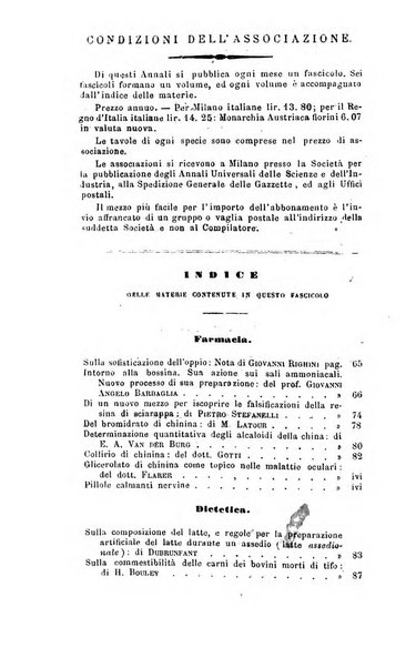 Annali di chimica applicata alla medicina cioè alla farmacia, alla tossicologia, all'igiene, alla fisiologia, alla patologia e alla terapeutica. Serie 3