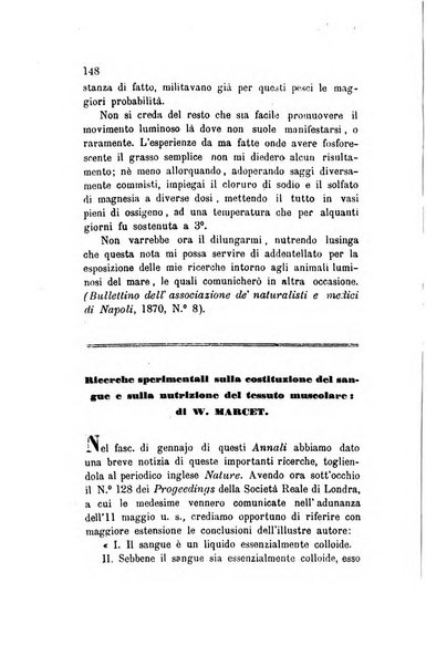 Annali di chimica applicata alla medicina cioè alla farmacia, alla tossicologia, all'igiene, alla fisiologia, alla patologia e alla terapeutica. Serie 3